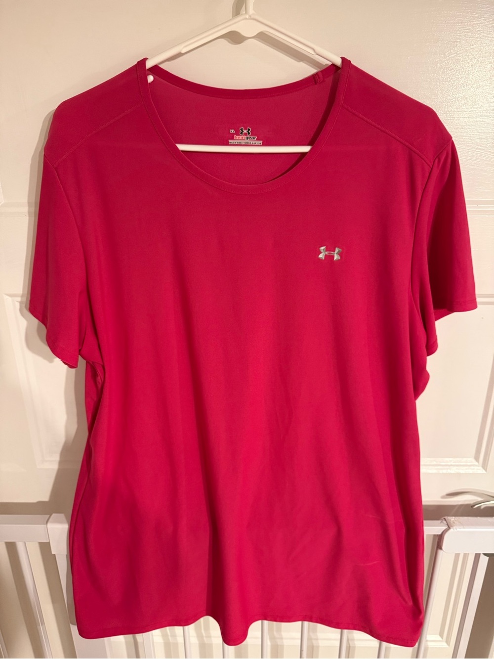 Under Armour Women's Hot Pink Short Sleeve Tech Tee